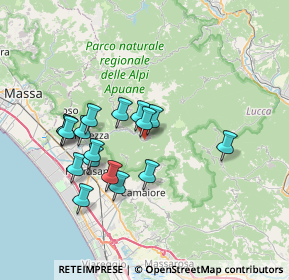 Mappa SP di Stazzema, 55040 Stazzema LU, Italia (6.51765)