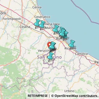 Mappa Santa Cristina, 47923 Rimini RN, Italia (9.8575)