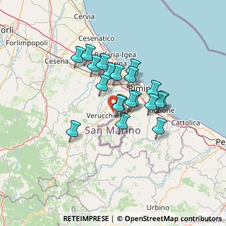 Mappa Santa Cristina, 47923 Rimini RN, Italia (10.352)