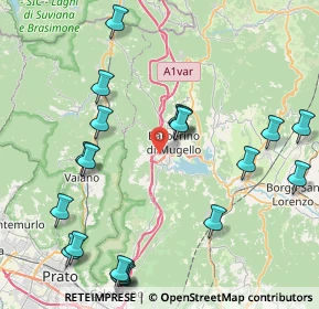 Mappa Località Visano, 50031 Barberino di Mugello FI, Italia (10.2795)