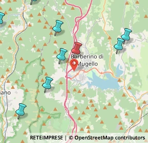 Mappa Località Visano, 50031 Barberino di Mugello FI, Italia (6.09636)