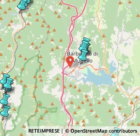 Mappa Località Visano, 50031 Barberino di Mugello FI, Italia (6.71611)