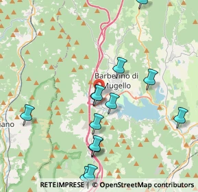 Mappa Località Visano, 50031 Barberino di Mugello FI, Italia (5.37563)