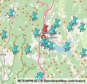 Mappa Località Visano, 50031 Barberino di Mugello FI, Italia (4.4165)
