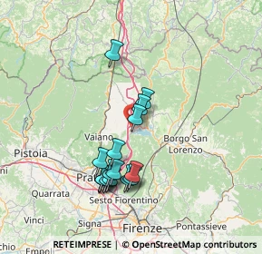 Mappa Località Visano, 50031 Barberino di Mugello FI, Italia (13.40188)