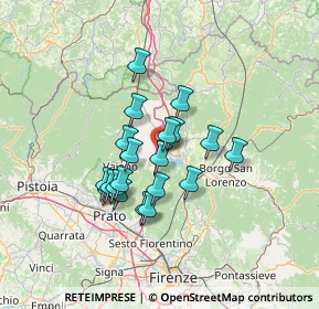 Mappa Località Visano, 50031 Barberino di Mugello FI, Italia (10.697)