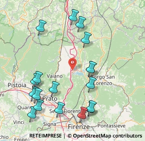 Mappa Località Visano, 50031 Barberino di Mugello FI, Italia (18.65389)