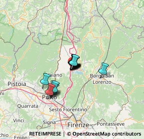 Mappa Località Visano, 50031 Barberino di Mugello FI, Italia (7.55867)