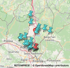 Mappa Località Visano, 50031 Barberino di Mugello FI, Italia (12.2935)