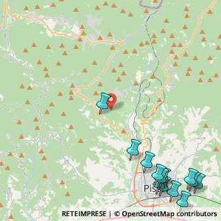 Mappa Via Case Geri e Selvapiana, 51100 Pistoia PT, Italia (7.24385)