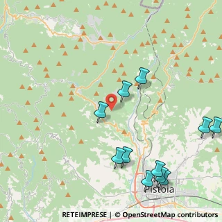 Mappa Via Case Geri e Selvapiana, 51100 Pistoia PT, Italia (5.32818)