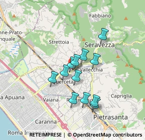 Mappa Via Alcide De Gasperi, 55047 Ripa- Pozzi-Ponterosso , Italia (1.3725)