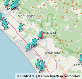 Mappa Via Alcide De Gasperi, 55047 Ripa- Pozzi-Ponterosso , Italia (6.42944)