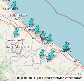 Mappa Via Emilia, 47843 Misano Adriatico RN, Italia (15.07667)