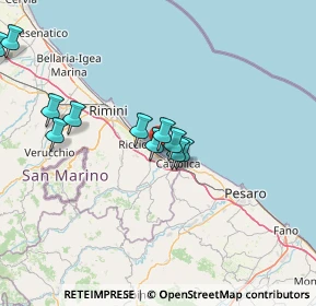 Mappa Via Emilia, 47843 Misano Adriatico RN, Italia (14.19182)