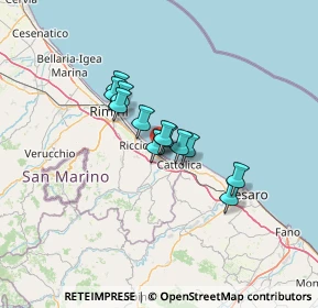 Mappa Via Emilia, 47843 Misano Adriatico RN, Italia (8.48083)
