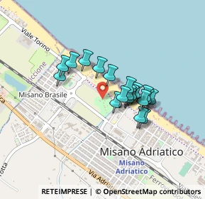 Mappa Via Emilia, 47843 Misano Adriatico RN, Italia (0.318)