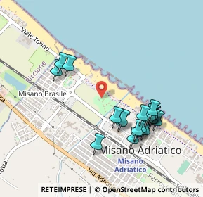 Mappa Via Emilia, 47843 Misano Adriatico RN, Italia (0.5)