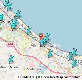 Mappa Via Emilia, 47843 Misano Adriatico RN, Italia (2.90294)