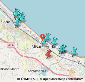 Mappa Via Emilia, 47843 Misano Adriatico RN, Italia (2.26933)