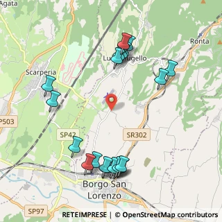 Mappa Via San Giovanni Maggiore, 50032 Borgo San Lorenzo FI, Italia (2.401)