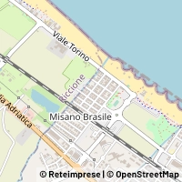 Kaart Misano Adriatico