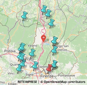 Mappa Via delle Prata, 50031 Barberino di Mugello FI, Italia (18.64778)
