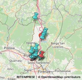 Mappa Via delle Prata, 50031 Barberino di Mugello FI, Italia (13.37813)