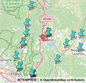 Mappa Via delle Prata, 50031 Barberino di Mugello FI, Italia (10.2685)