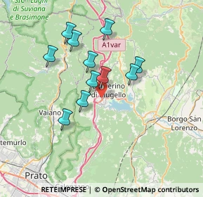 Mappa Via delle Prata, 50031 Barberino di Mugello FI, Italia (6.21727)