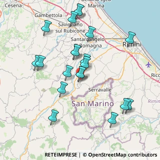 Mappa , 47826 Verucchio RN, Italia (8.22)