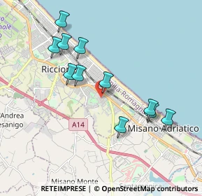 Mappa SS16, 47838 Riccione RN, Italia (1.90364)