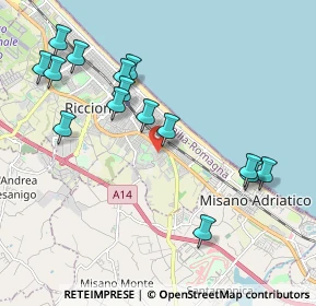 Mappa SS16, 47838 Riccione RN, Italia (2.19933)