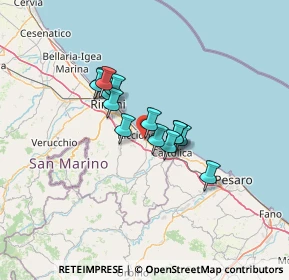 Mappa SS16, 47838 Riccione RN, Italia (9.02643)