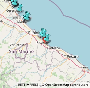 Mappa Via Lucania, 47838 Riccione RN, Italia (24.72938)