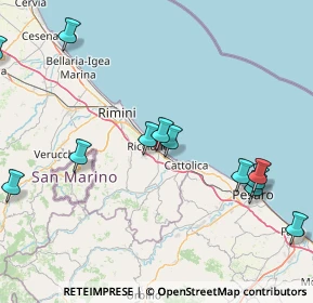 Mappa Via Lucania, 47838 Riccione RN, Italia (22.61857)