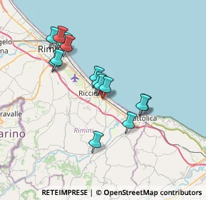 Mappa SS16, 47838 Riccione RN, Italia (6.44714)