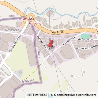 Mappa Via Rovereta, 19, 47853 Coriano, Rimini (Emilia Romagna)