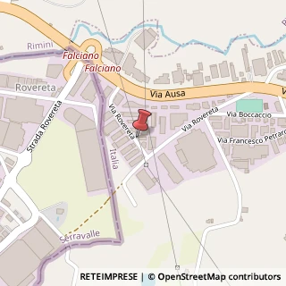 Mappa Via Rovereta, 14, 47852 Coriano, Rimini (Emilia Romagna)