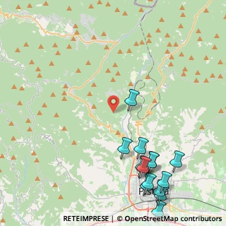 Mappa Via di Lizzanello, 51100 Saturnana PT, Italia (5.97571)