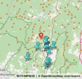 Mappa Via di Migliana, 59025 Cantagallo PO, Italia (3.44636)