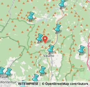 Mappa Via di Migliana, 59025 Cantagallo PO, Italia (6.24231)