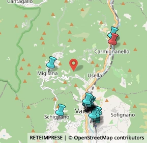 Mappa Via di Migliana, 59025 Cantagallo PO, Italia (2.4615)