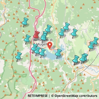 Mappa Via del Turlaccio, 50031 Barberino di Mugello FI, Italia (4.269)