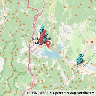 Mappa Via del Turlaccio, 50031 Barberino di Mugello FI, Italia (3.43636)