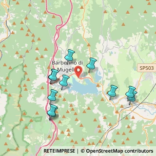 Mappa Via del Turlaccio, 50031 Barberino di Mugello FI, Italia (4.09273)