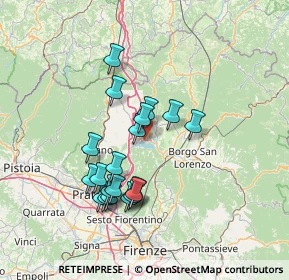 Mappa Via del Turlaccio, 50031 Barberino di Mugello FI, Italia (13.0975)
