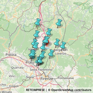 Mappa Via del Turlaccio, 50031 Barberino di Mugello FI, Italia (11.439)