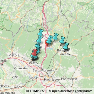 Mappa Via della Prata, 50031 Barberino di Mugello FI, Italia (10.772)