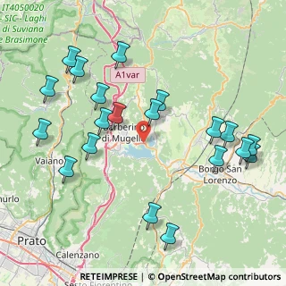 Mappa Via Nazionale, 50031 Barberino di Mugello FI, Italia (9.5075)